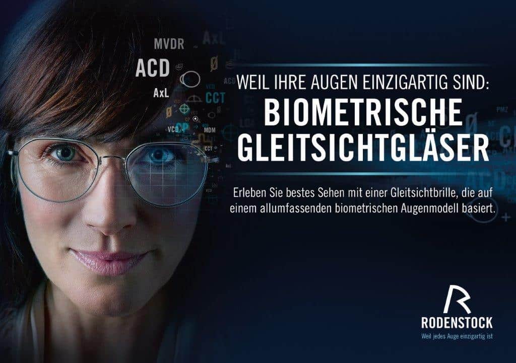 Biometrische Gleitsichtgläser von Rodenstock